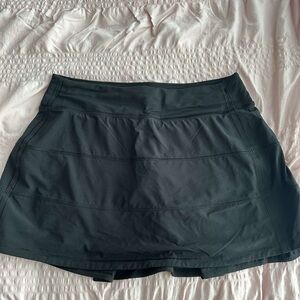 Black Lululemon Pace Rival Skirt